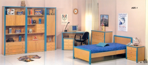 Roomset Bedroom for Child  - SET KOS 1 - :: M DESIGN FURNITURE  :: 