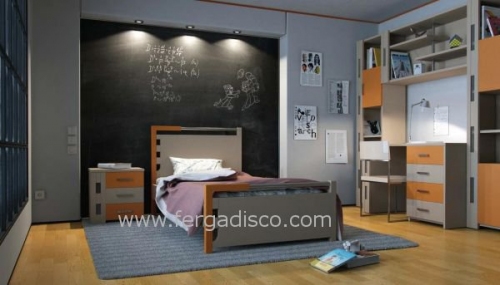 Κρεβάτι Παιδικού δωματίου Υπέρδιπλο - Παιδικό κρεβάτι Ηνίοχος-1 - :: FERGADIS CASA :: 