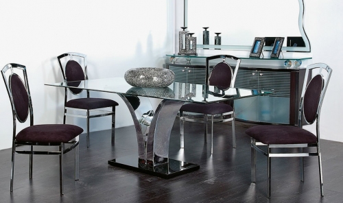 Σετ Τραπεζαρίας  -  Code T700, inox 200x100cm - :: Έπιπλο Ευαγγελίδης - Crystal Furniture :: 